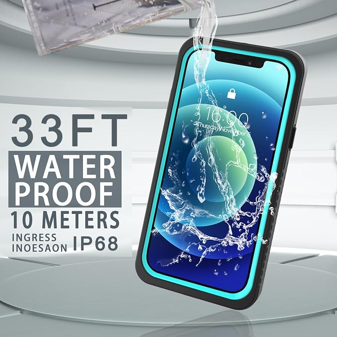 Diverbox for iPhone 12 Waterproof Case, Waterproof Shockproof Dustproof IP68 - Image 5