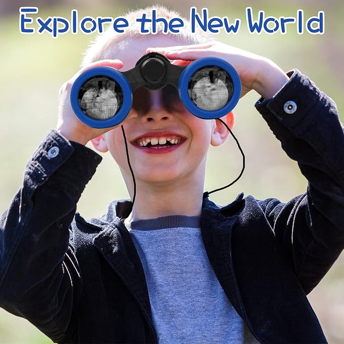 Scotamalone Kids Binoculars Shock Proof Toy Binoculars Set - Image 3