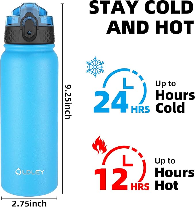 OLDLEY Insulated Water Bottle 20oz Water Bottles - Image 3