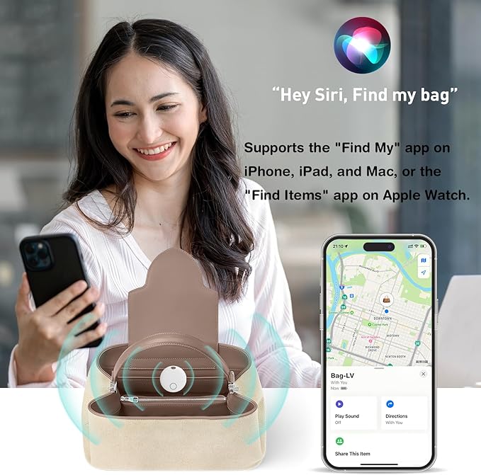 Air Tracker Tags-2 Pack, Smart Bluetooth Tracker, Compatible - Image 4