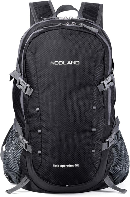 NODLAND Lightweight Backpack Travel 40L Foldable Water-Resistant Daypack by SHARKBOROUGH