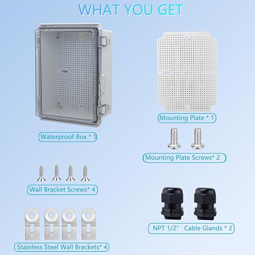 IP67 Waterproof Junction Box, ABS Plastic Electrical Enclosure - Image 7