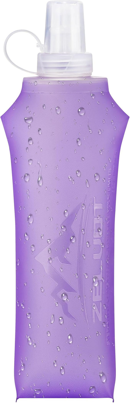 Zelvot Running Vest Soft Flask, BPA-Free 500ml Collapsible Water Bottle by Zelvot