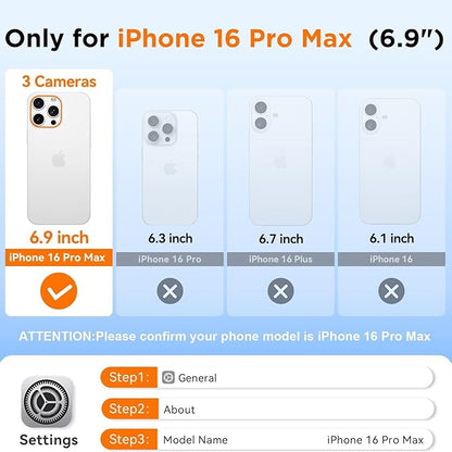 WIFORT for iPhone 16 Pro Max Waterproof Case, Fit for Magsafe Full Body - Image 2