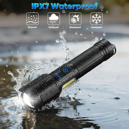 Rechargeable Flashlights 90, 000 High Lumens - Image 7