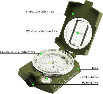Compass, Hiking Compass for Survival - Image 2