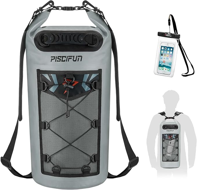 Piscifun Dry Bag, Waterproof Floating Backpack 10L/20L/30L/40L by Piscifun