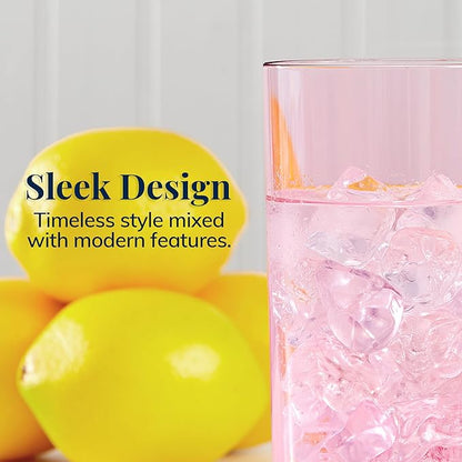 US Acrylic Classic Plastic Reusable Drinking Glasses 24oz Iced Tea Cups - Image 5