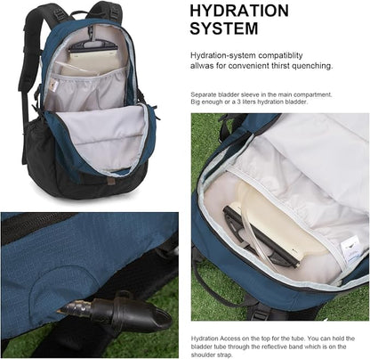 MOUNTAINTOP 30L Hiking Backpack, Men Women Camping Backpack, Lightweight - Image 4