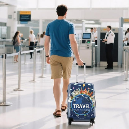 WUJIAONIAO Travel Luggage Cover Baggage Suitcase Cover Protector Skins 18-32 - Image 5