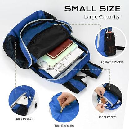 VPBAGE 15L Water-resistant Hiking Daypack, Small Backpack Travel Outdoor - Image 3