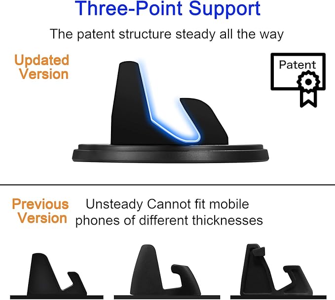 SRUNP Car Phone Mount with Three-Point Support - Image 3