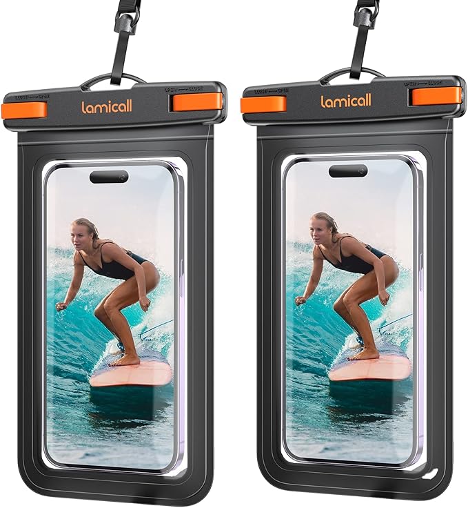 Lamicall Large Size Waterproof Phone Pouch Case by Lamicall