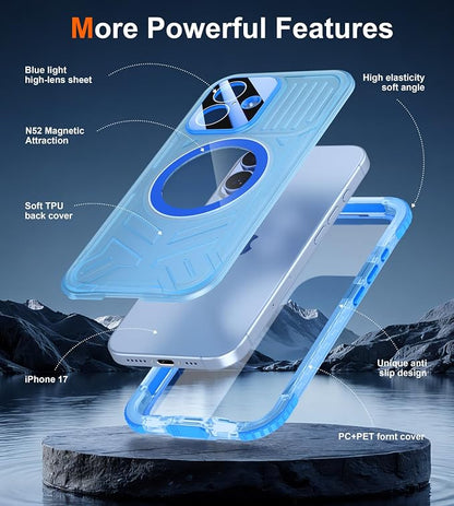 SPIDERCASE Magnetic for iPhone 17 Case Waterproof, 12FT Military Shockproof - Image 6