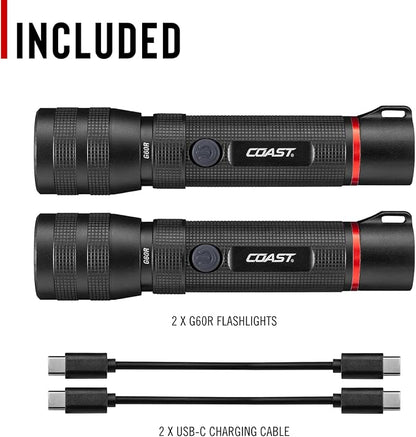 Coast G60R 1000 Lumen Waterproof Rechargeable LED Flashlight - Image 10