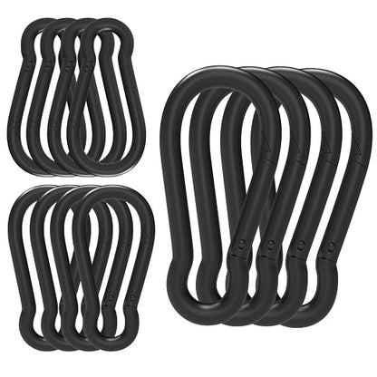 25PCS 4" Hevy Duty Carabiner Clips, M10 Spring Snap Hooks Large Carabiners by XHAMXE