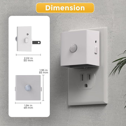 L LOHAS LED Night Light, Plug in Night Light - Image 7