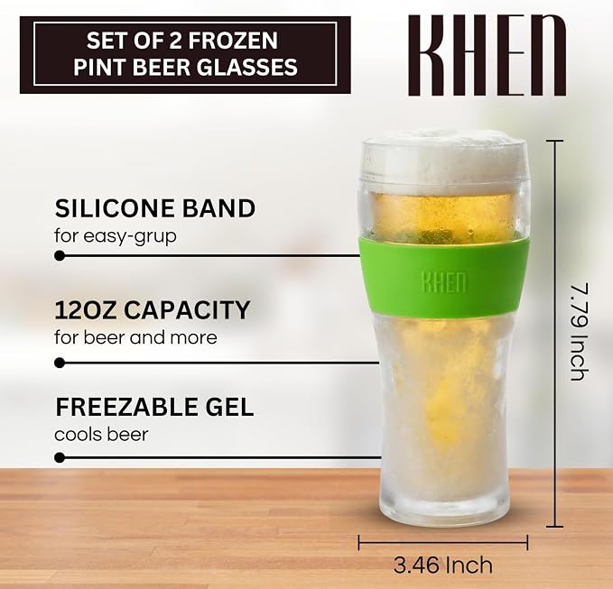 Frozen Pint Beer Glasses - Image 2