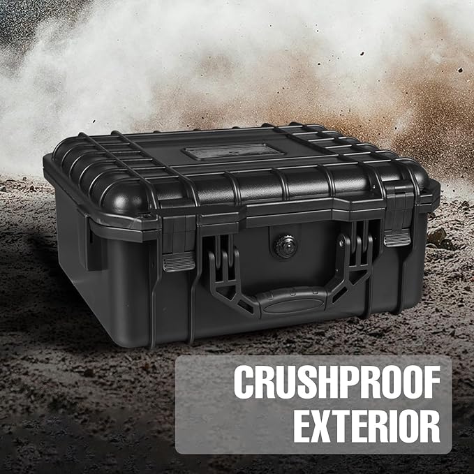 Jack Boss Hard Case, 13.6 x 11.4 x 6 Inch Portable Weather Waterproof - Image 6