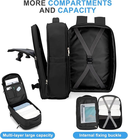 coowoz Large Travel Backpack For Women Men, Carry On Backpack, Hiking Backpack - Image 3