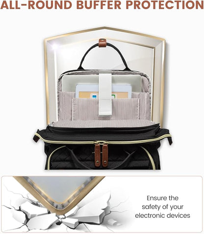 LOVEVOOK Laptop Backpack for Women, 17.3'' Waterproof Nurse Bag Teacher Work - Image 6