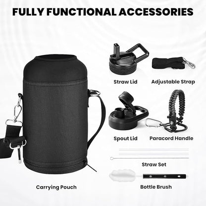 RAYMYLO Insulated Water Bottle 64 oz, Triple Wall Vacuum Stainless Steel - Image 6