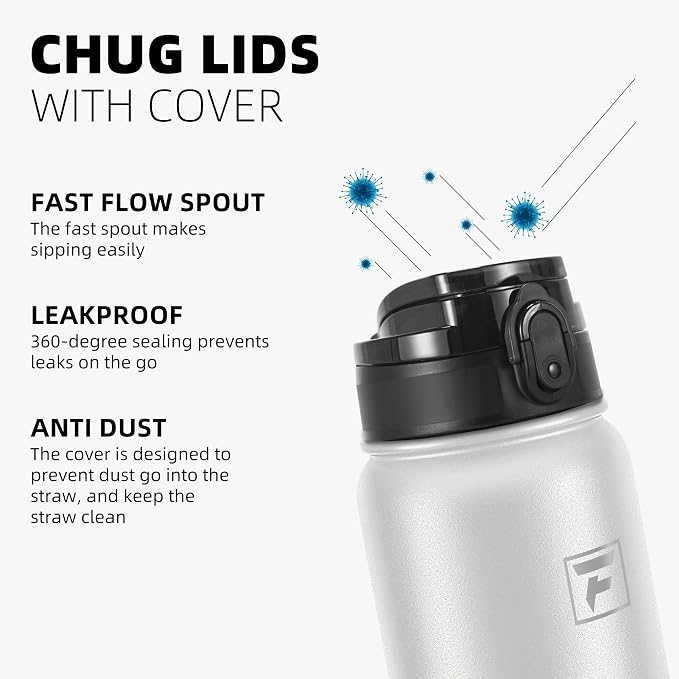 Fanhaw 32 oz Insulated Stainless Steel Water Bottle - Image 4