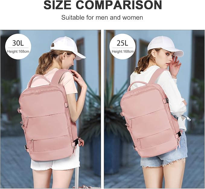 coowoz Large Travel Backpack For Women Men, Carry On Backpack Flight Approved - Image 7