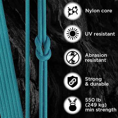 TECEUM 5/32" Paracord Rope 1000 – 1000ft / 200ft / 100ft / 50ft – Tactical - Image 3