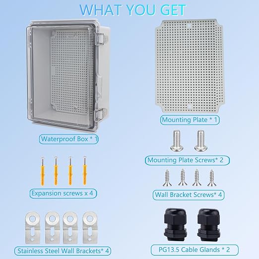 IP67 Waterproof Junction Box, ABS Plastic Electrical Enclosure - Image 7