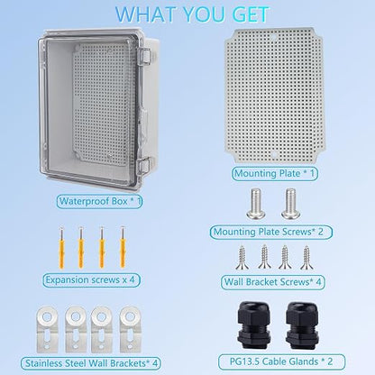 IP67 Waterproof Junction Box, ABS Plastic Electrical Enclosure - Image 7