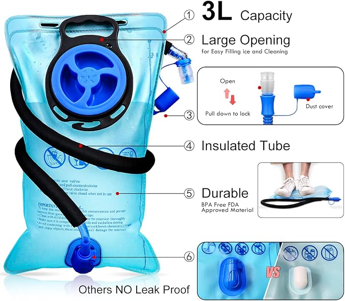 Mothybot Insulated Hydration Backpack Pack - Image 3
