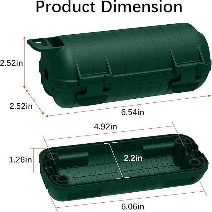 Extension Cord Cover Outdoor, IP54 Water-Resistant Power Cord Protector - Image 4