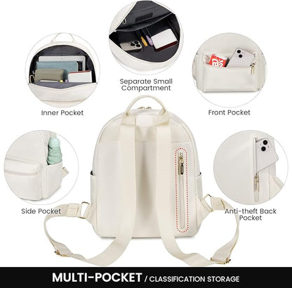 LOVEVOOK Mini Backpack for Women Light Weight Small Waterproof Backpack Purses - Image 5