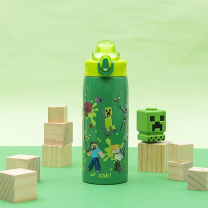 Zak Designs Minecraft Sage Kids Water Bottle - Image 3