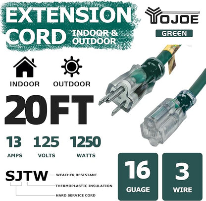 YOJOE Indoor Outdoor Extension Cord - Image 2