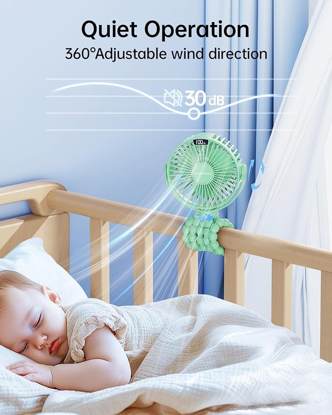 SWEETFULL Portable Stroller Fan - Image 5
