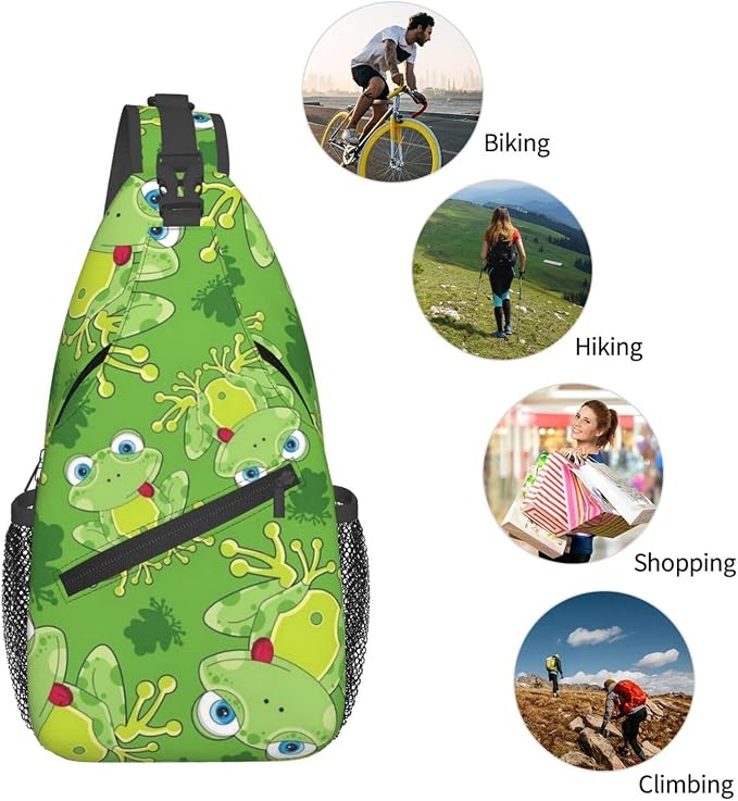 Cute Frog Sling Bag For Women & Men - Image 6