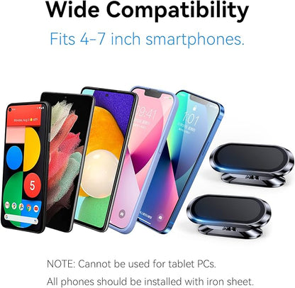 【2-Pack】 Magnetic Phone Holder for Car Dash【Strong Magnet】 Magnetic Car Phone - Image 8