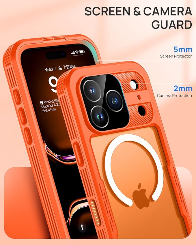 Lanhiem Magnetic for iPhone 17 Pro Max Case, IP68 Waterproof, Compatible - Image 6