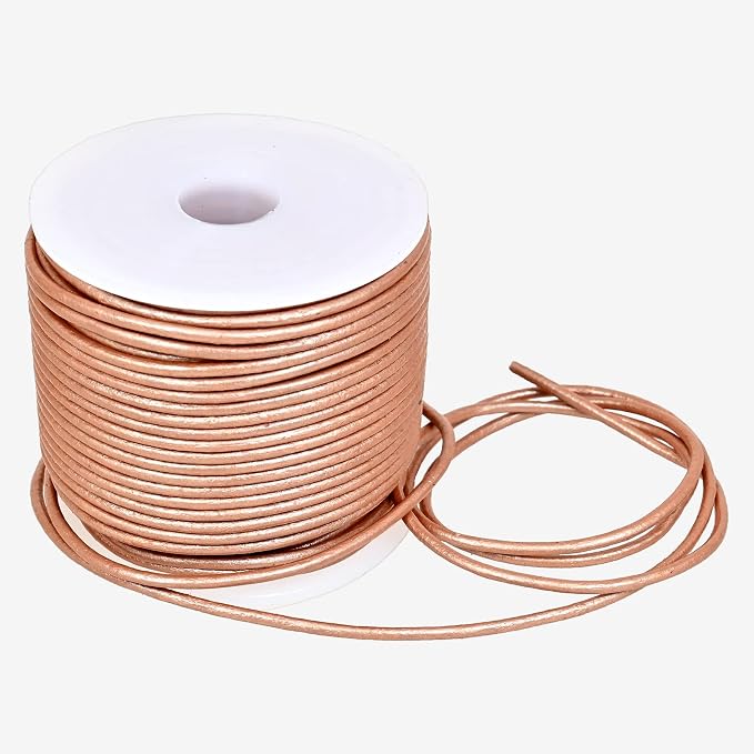 GENIQUE Real/Genuine Round Leather String Cord - Image 4