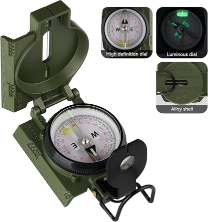 Compass Hiking Survival, Wilderness Survival Compass - Image 2