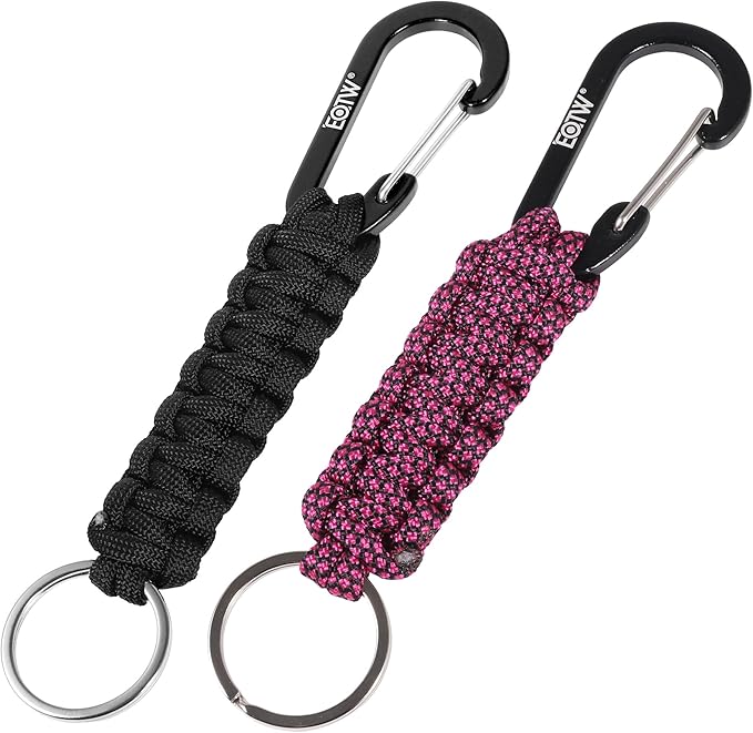 EOTW Paracord Keychain for Men Women Paracord Carabiner Backpack Keychain by EOTW