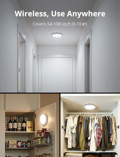 Combuh Battery Operated Shower Light Waterproof Inside, Rechargeable Motion - Image 8