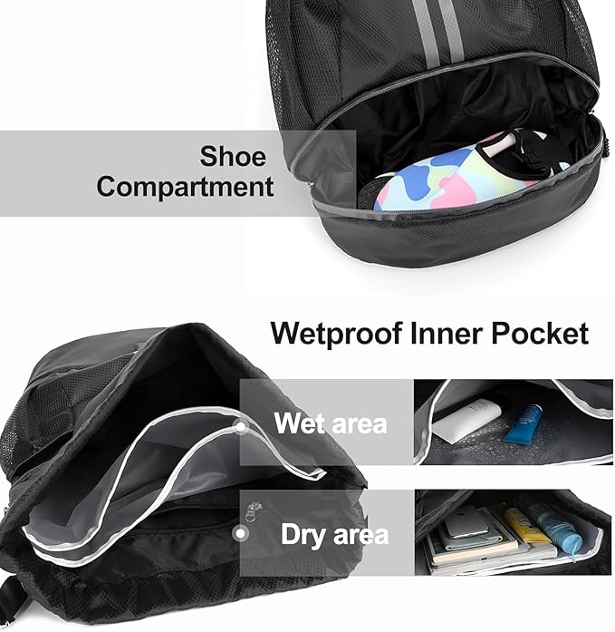 Hoedia Sports Drawstring Backpack - Image 4
