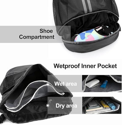 Hoedia Sports Drawstring Backpack - Image 4