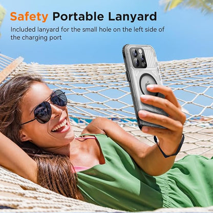WIFORT for iPhone 15 Pro Max Waterproof Case, 360 Full Body Sealed Protection - Image 7