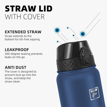 Fanhaw 32 oz Insulated Stainless Steel Water Bottle - Image 4