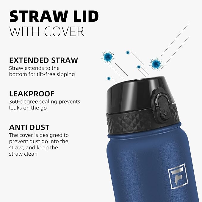 Fanhaw 20 oz Insulated Stainless Steel Water Bottle - Image 4