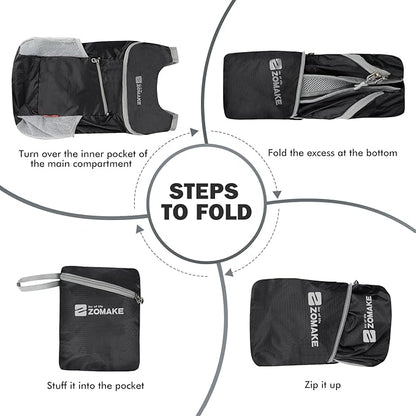 ZOMAKE Lightweight Packable Backpack, Foldable Backpacks Small Daypack - Image 6
